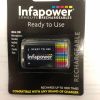 Infapower 9v PP3 rechargeable ni-mh battery